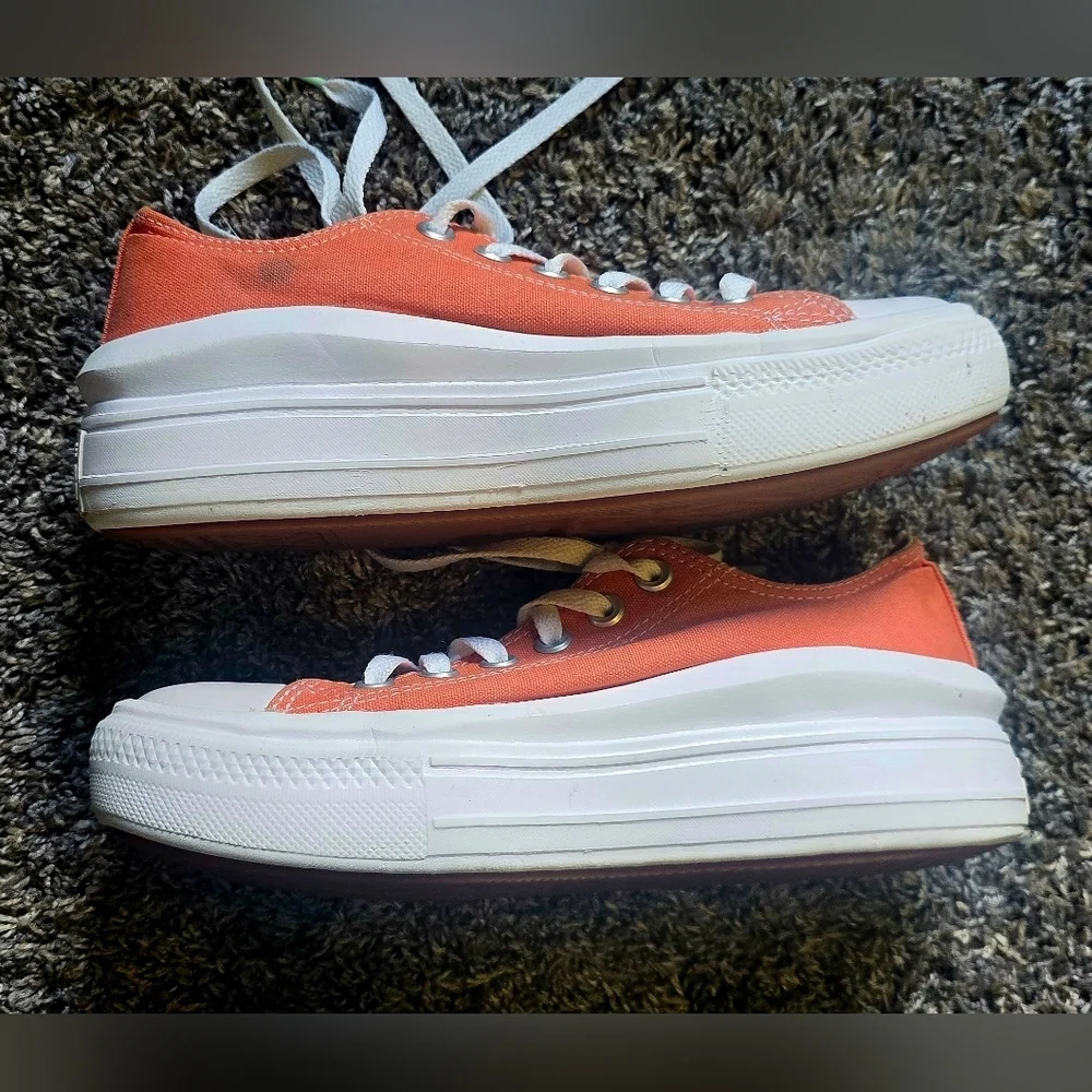 Converse All Star CTAS Move OX Womens Platform Sneakers Size 7 Bright Madder - Picture 8 of 9